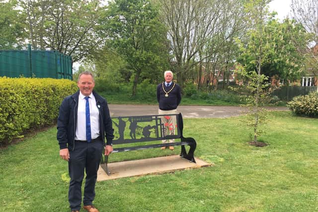 Deputy Chairman of Ashfield District Council Councillor Arnie Hankin with Councillor David Martin - Picture: Ashfield District Council