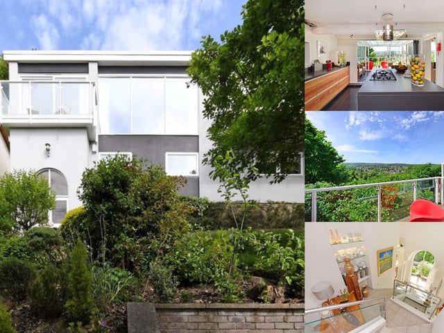 Claywood Lodge is located on a sought-after tree lined road, Queen Victoria Road in Totley and has five bedrooms, open plan living area and mature gardens.