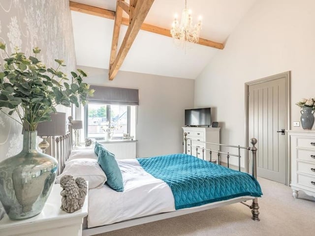 The master bedroom from a different angle. It overlooks the front garden.