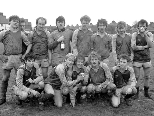 The changing face of football is illustrated with this picture of a Huthwaite football team in 1986.