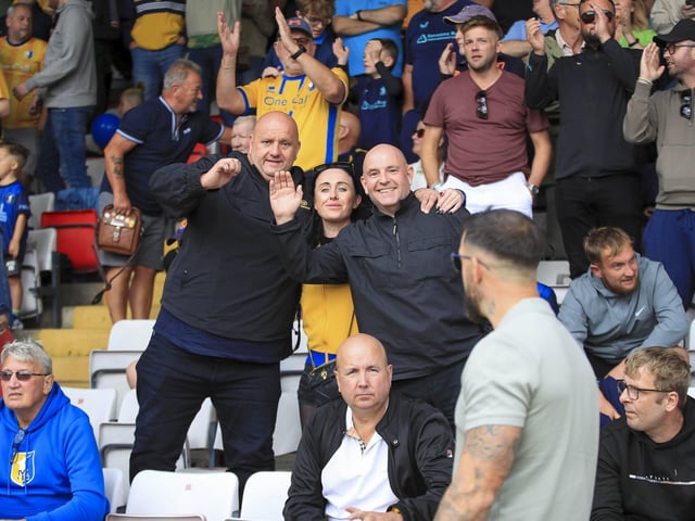 Nathan Moriah-Welsh scored eight minutes from time to rescue a point for Mansfield Town.