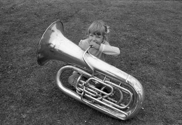 Do you recognise this young tuba player?