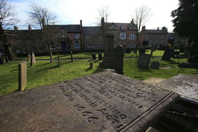 Graves of those who lost their lives in the Great Plague