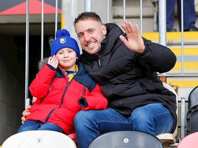 Stags fans made the long trip to Newport where they saw their side pegged back to a late draw.