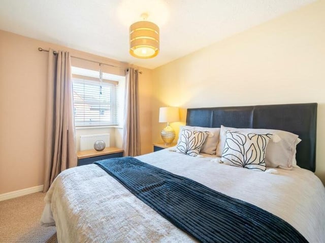 The fourth of the attractive and well-appointed bedrooms on the first floor of the Mansfield Woodhouse property.