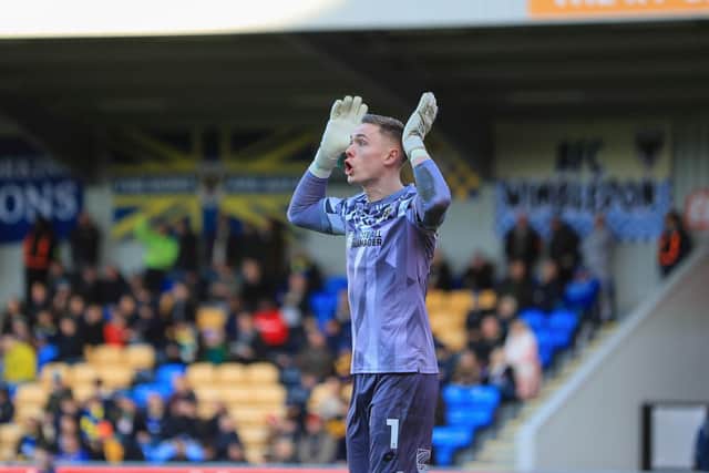 Ex-Stags keeper Nathan Bishop during the Sky Bet League 2 match against AFC Wimbledon at Cherry Red Records Stadium, 13 December 2025 Photo Chris Holloway / The Bigger Picture.media