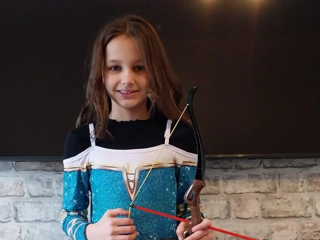 Bella, age 11, from Mansfield, dressed as Merida from Brave.