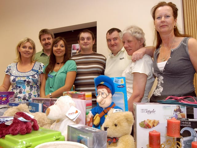 Some of the stall holders pictured at Warsop's Oaklands Garden Party, 2007.