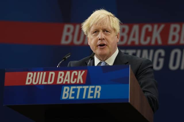 Prime Minister Boris Johnson promised to 'level up' Britain in his speech to the Tory Party conference.