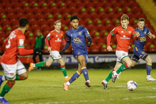 Mansfield Town picked up potentially good points at Walsall (pictured) and Colchester. Photo credit: Chris & Jeanette Holloway @ The Bigger Picture.