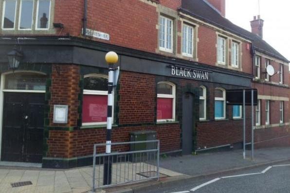 The Black Swan on Albert Street, Mansfield, closed in 2017.