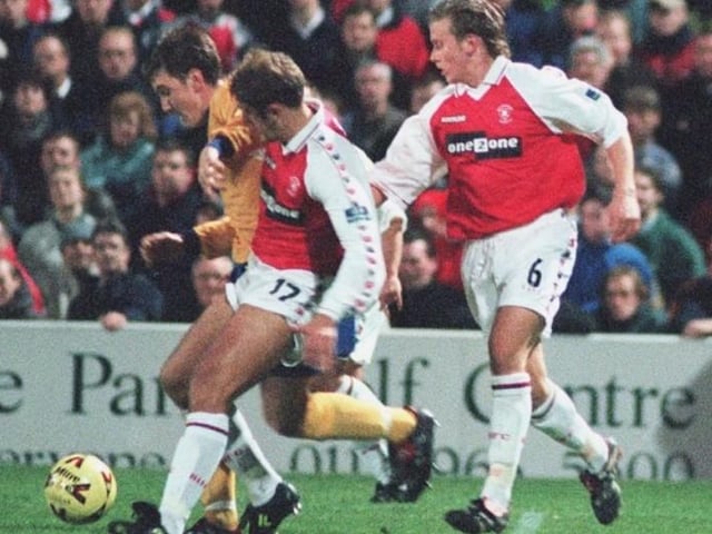 Chris Greenacre and Will Varty in 1999