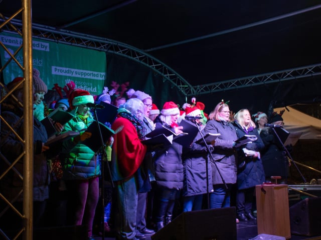 Kirkby Chorus were fine festive voice