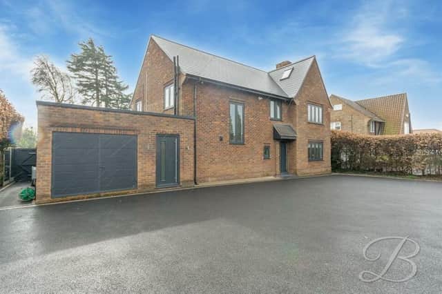 This elegant and striking six-bedroom, detached home on Lichfield Lane, Mansfield, complete with gym and balcony, is on the market for a whopping £825,000 with estate agents BuckleyBrown.