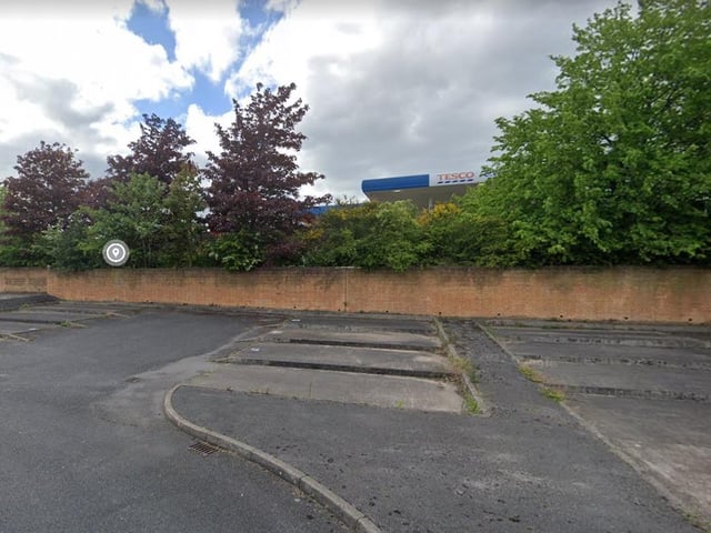 Shirland Drive, near Tesco, in Mansfield East: 10 offences.
