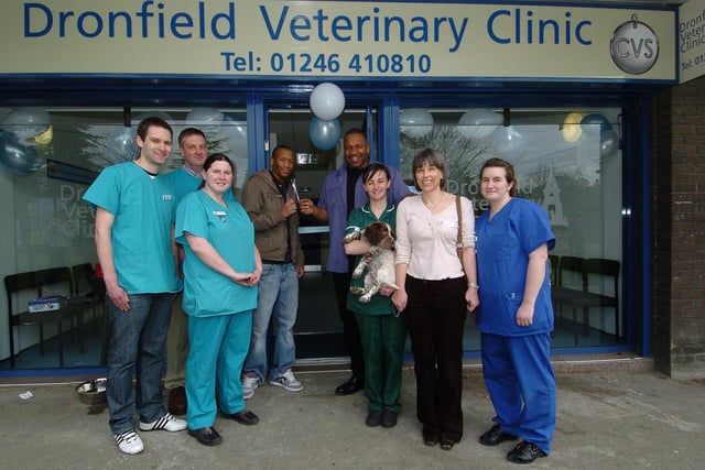 Former heavyweight champion boxer Tim Witherspoon was joined by his son Tim Witherspoon Jr (a lightweight boxer) as they opened a new vets on Pentland Road in 2009 and were joined by members of staff from the practice