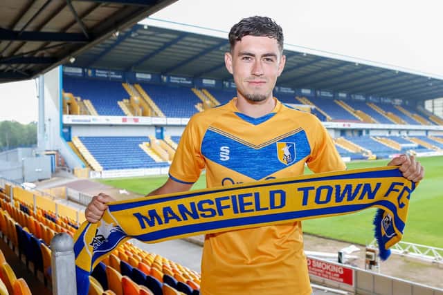 Corey O'Keeffe is eager to get started at Mansfield after joining from Macclesfield. Pic by Chris Holloway The Bigger Picture.media.