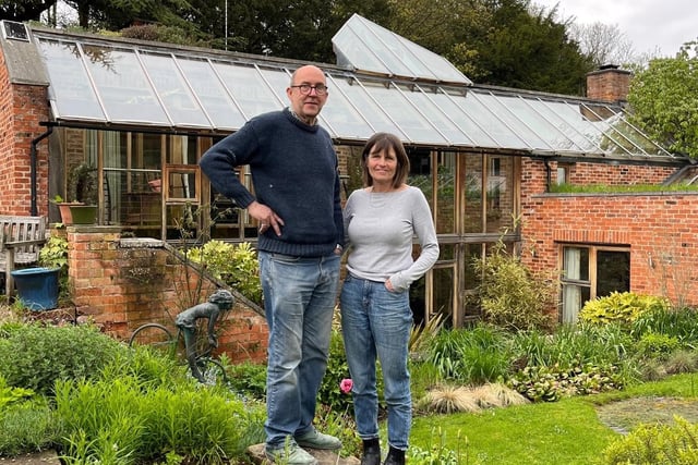 Before we take a look inside the £1.5 million home, let's meet its creators, architect Allan Joyce and his landscape designer wife Anna, who are the couple behind The Garden House. They successfully mixed modern-day sustainability with period features that date back to the 1790s when the plot was a beautiful walled garden within the grounds of Westhorpe Hall.