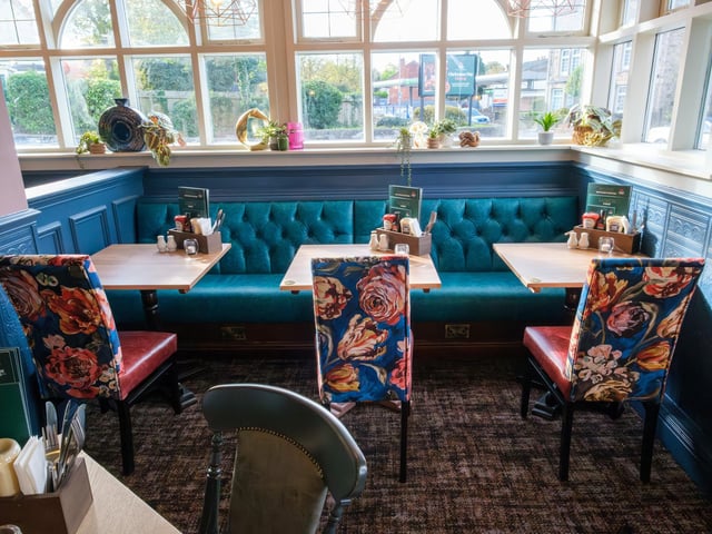 The pub offers a wide range of food and drinks