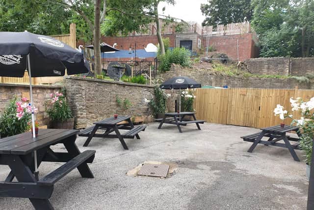 The owners have used lockdown to create a new beer garden for their regulars