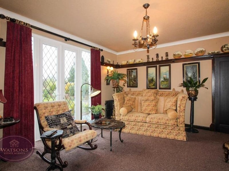 A second look at the lounge. French doors lead out to the back garden.