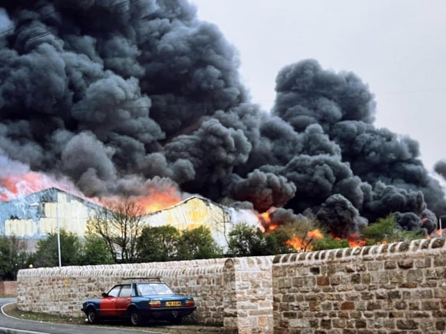 Despite the horrific blaze, there were no injuries or fatalities.
