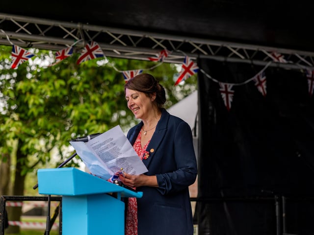"Such an amazing way for the local community to get together" Liz Barrett OBE DL, Principal at the ATTFE College