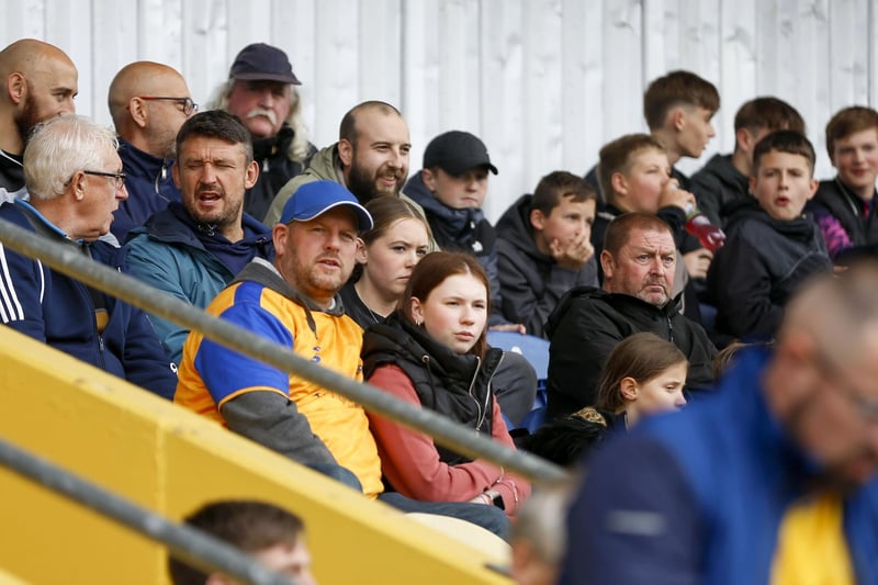 Stags fans at the pre-season match against Rotherham Utd at the One Call Stadium, 22 July 2023  
Photo credit : Chris Holloway / The Bigger Picture.media
