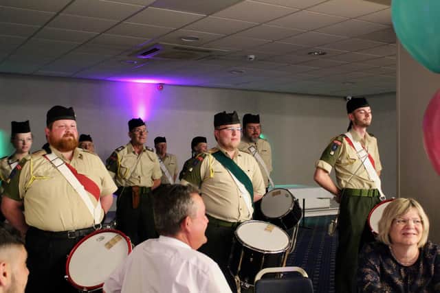 Mansfield District Corps of Drums, which won the Mayor's Special Achievement Award