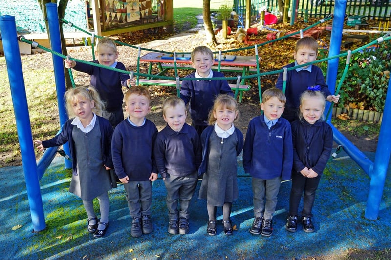 Newstead Primary School's new starters in 2022.