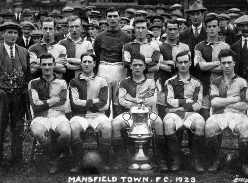 Mansfield Town won the Notts FA Senior Cup in season 1922-23 with a 2-1 victory over Newark Athletic at Sutton Town's ground.