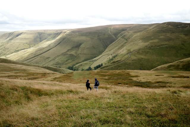 Kinder Scout in the Peak District.