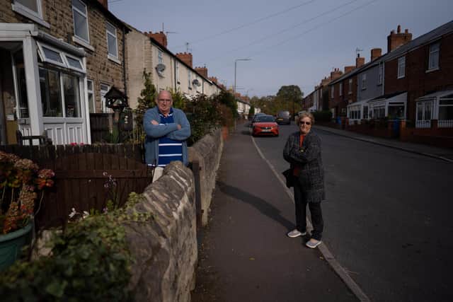 David Mather with Kath Sharpe who is the parish councillor for Langwith