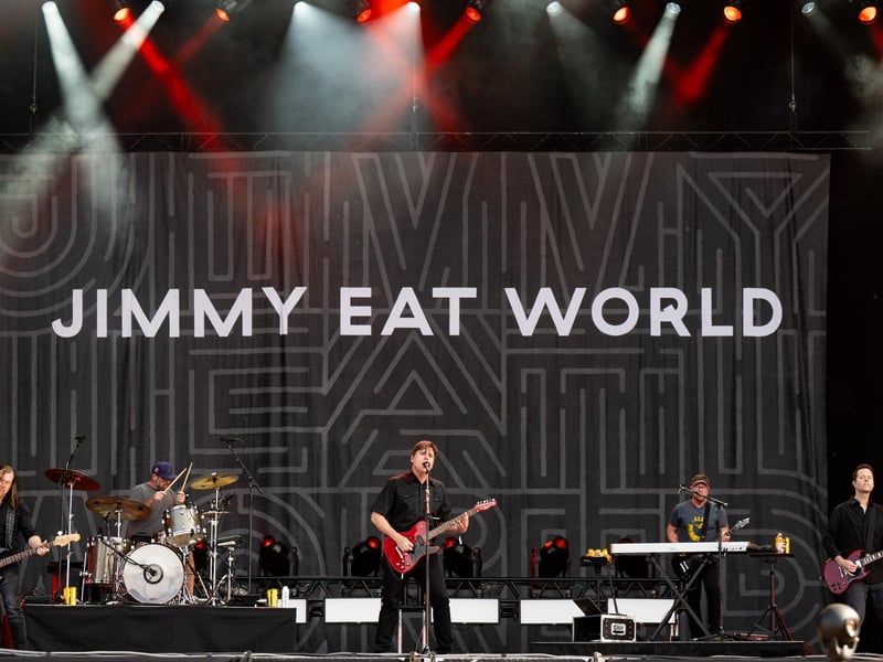 Jimmy Eat World performed on the Apex stage at Download Festival 2025
