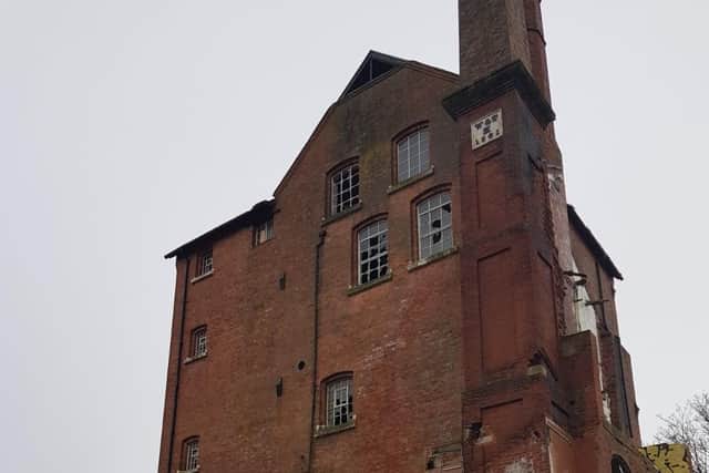 The historic tower at Kimberley Brewery