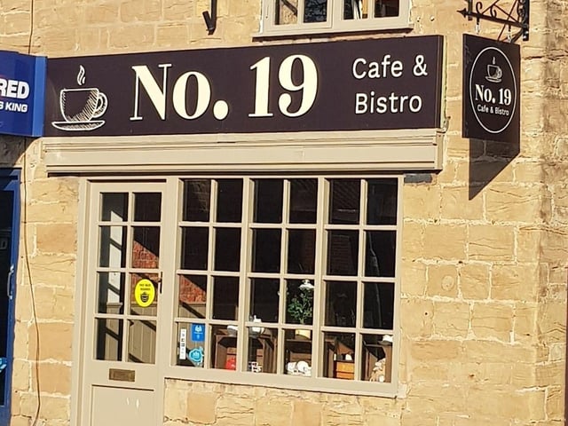Staff at No.19 Cafe & Bistro on High Street, Warsop, a ready and waiting to serve up a Christmas treat.