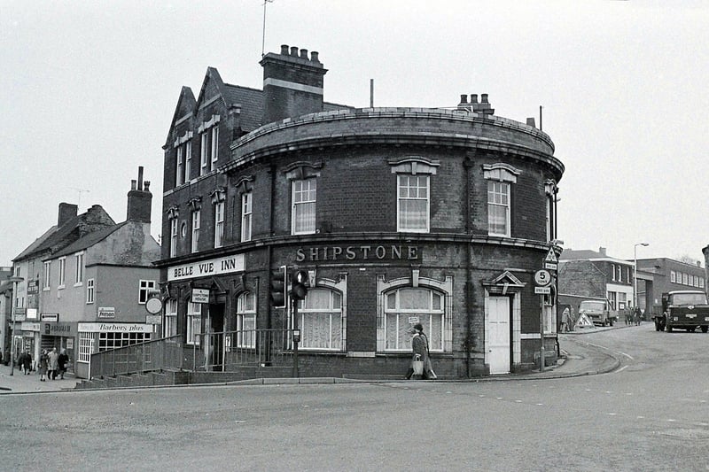 The Belle Vue Inn stood on Stockwell Gate, Mansfield.