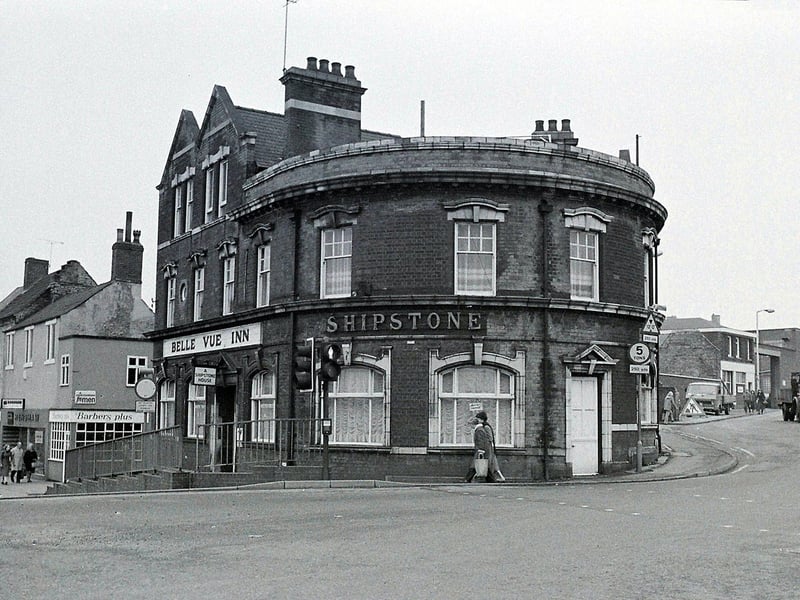 The Belle Vue Inn stood on Stockwell Gate, Mansfield.