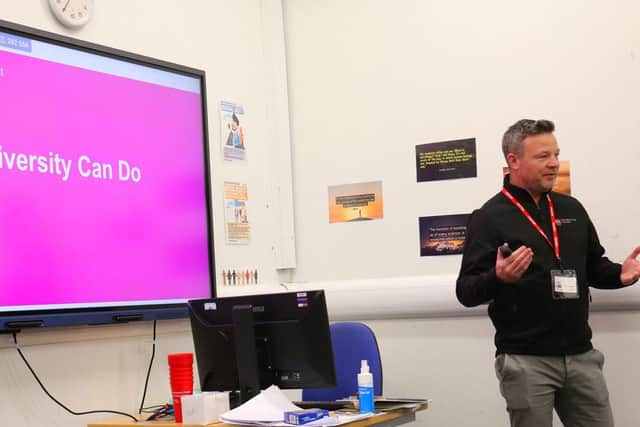 NTU's Martin Bancroft helped to dispel myths about university
