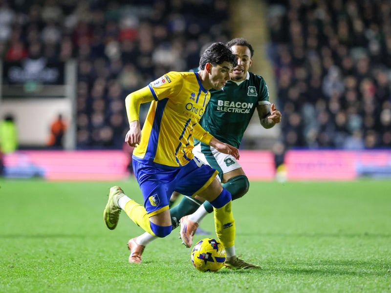 Tried to make something happen by whipping in early crosses. But Exeter largely kept him quiet on the day. Replaced by Bolton on 57 minutes.