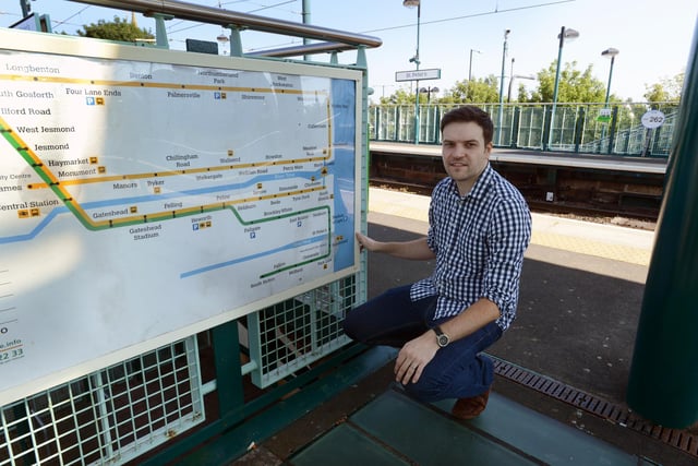 Jonny Gray made a musical map of the Metro with songs from different North East bands named at each stop of the system. Remember this from 2013?