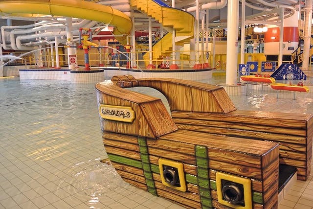 Water Meadows in Mansfield is home to the Pirate Pool, which has flumes, including the Mighty Falling Rapids, a three person ride and wave machine.