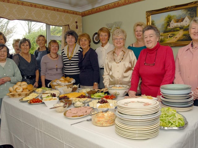 Members of Sutton Inner Wheel Club pictured at the Party for Parkinsons in 2009.