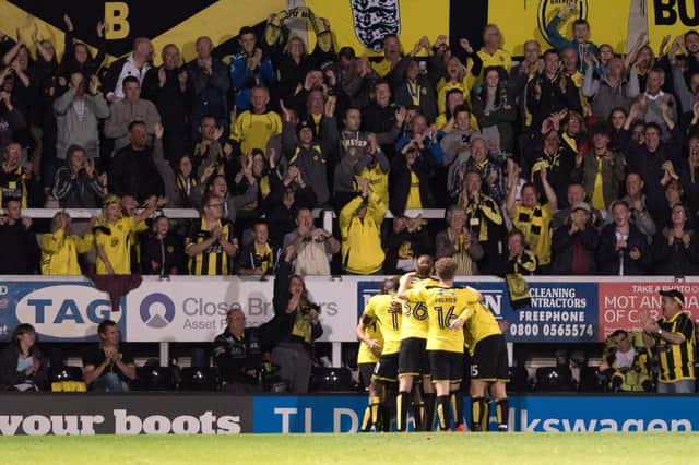 Burton Albion enjoying their unlikely time in the Championship in 2016.