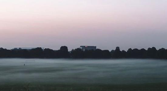 A foggy landscape at Town Fields - from @sambealesphotography