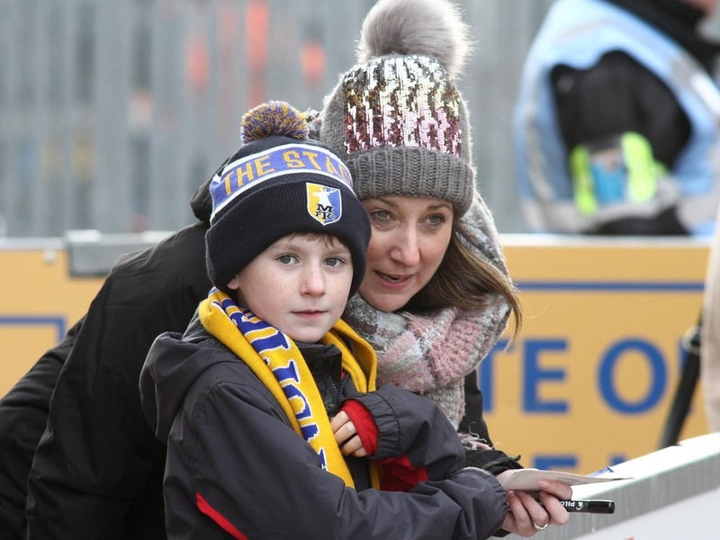 Fans enjoy Mansfield Town v Carlisle