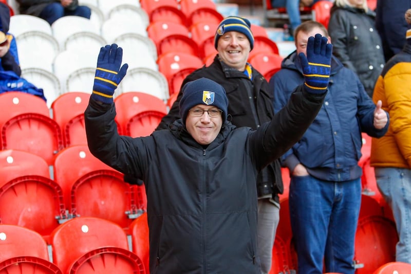 An army of over 3,300 Mansfield Town supporters roared Stags on to victory at Doncaster. Can you spot someone you know?