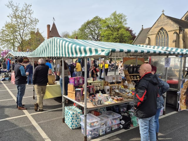 The guest stalls were alongside the usual Saturday market stalls who all saw plenty of extra footfall.