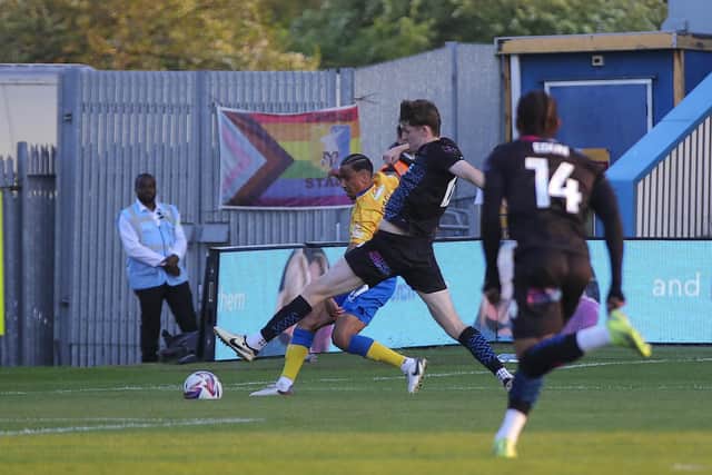 Action during the Sky Bet League 1 match against Peterborough Utd FC at the One Call Stadium, 30 April 2025, Photo credit Chris & Jeanette Holloway / The Bigger Picture.media