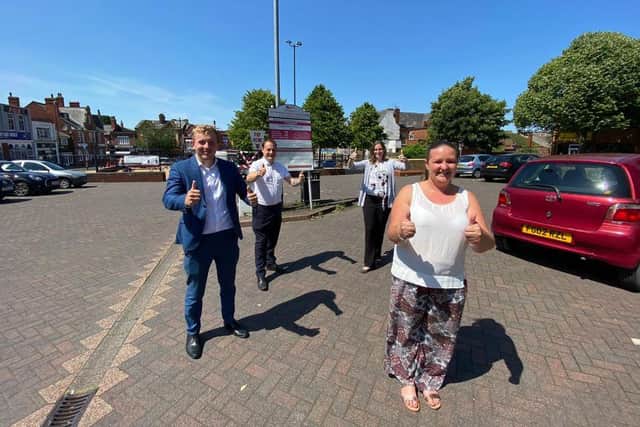 People can park for free for two hours in Ashfield District Council town centre car parks from September 7
